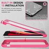 image:imageMiracase for iPhone 18 Pro Max Case with Builtin Screen Protector Full Camera Protector  Magnetic with MagSafe  360 Full Body Military DropProof 18 ProMax Bumper BurgundyPink