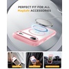 image:imageMiracase for iPhone 18 Pro Max Case with Builtin Screen Protector Full Camera Protector  Magnetic with MagSafe  360 Full Body Military DropProof 18 ProMax Bumper BurgundyPink