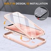 image:imageMiracase for iPhone 18 Pro Max Case with Builtin Screen Protector Full Camera Protector  Magnetic with MagSafe  360 Full Body Military DropProof 18 ProMax Bumper BurgundyMagnetic Pink
