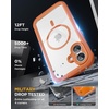 image:imageMiracase for iPhone 18 Pro Max Case with Builtin Screen Protector Full Camera Protector  Magnetic with MagSafe  360 Full Body Military DropProof 18 ProMax Bumper BurgundyOrange
