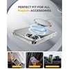 image:imageMiracase for iPhone 18 Pro Max Case with Builtin Screen Protector Full Camera Protector  Magnetic with MagSafe  360 Full Body Military DropProof 18 ProMax Bumper BurgundyClear