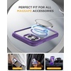 image:imageMiracase for iPhone 18 Pro Max Case with Builtin Screen Protector Full Camera Protector  Magnetic with MagSafe  360 Full Body Military DropProof 18 ProMax Bumper BurgundyMagnetic Purple