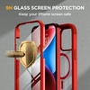 image:imageMiracase for iPhone 18 Pro Max Case with Builtin Screen Protector Full Camera Protector  Magnetic with MagSafe  360 Full Body Military DropProof 18 ProMax Bumper BurgundyMagnetic Red