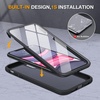 image:imageMiracase for iPhone 18 Pro Max Case with Builtin Screen Protector Full Camera Protector  Magnetic with MagSafe  360 Full Body Military DropProof 18 ProMax Bumper BurgundyMatte Black