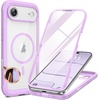 image:imageMiracase for iPhone 18 Pro Max Case with Builtin Screen Protector Full Camera Protector  Magnetic with MagSafe  360 Full Body Military DropProof 18 ProMax Bumper BurgundyMagnetic Purple
