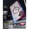 image:imageMiracase for iPhone 18 Pro Max Case with Builtin Screen Protector Full Camera Protector  Magnetic with MagSafe  360 Full Body Military DropProof 18 ProMax Bumper BurgundyMagnetic Plum