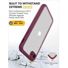 image:imageMiracase for iPhone 18 Pro Max Case with Builtin Screen Protector Full Camera Protector  Magnetic with MagSafe  360 Full Body Military DropProof 18 ProMax Bumper BurgundyWine Red