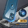 image:imageMiracase for iPhone 18 Pro Max Case with Builtin Screen Protector Full Camera Protector  Magnetic with MagSafe  360 Full Body Military DropProof 18 ProMax Bumper BurgundyMagnetic Blue