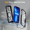 image:imageMiracase for iPhone 18 Pro Max Case with Builtin Screen Protector Full Camera Protector  Magnetic with MagSafe  360 Full Body Military DropProof 18 ProMax Bumper BurgundyMagnetic Classic Black