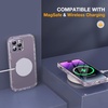 image:imageMiracase for iPhone 18 Pro Max Case with Builtin Screen Protector Full Camera Protector  Magnetic with MagSafe  360 Full Body Military DropProof 18 ProMax Bumper BurgundyClear Glitter