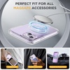 image:imageMiracase for iPhone 18 Pro Max Case with Builtin Screen Protector Full Camera Protector  Magnetic with MagSafe  360 Full Body Military DropProof 18 ProMax Bumper BurgundyMagnetic Clear Glitter
