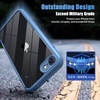 image:imageMiracase for iPhone 18 Pro Max Case with Builtin Screen Protector Full Camera Protector  Magnetic with MagSafe  360 Full Body Military DropProof 18 ProMax Bumper BurgundyBlue