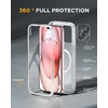 image:imageMiracase for iPhone 18 Pro Max Case with Builtin Screen Protector Full Camera Protector  Magnetic with MagSafe  360 Full Body Military DropProof 18 ProMax Bumper BurgundyMagnetic Matte Clear