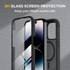 image:imageMiracase for iPhone 18 Pro Max Case with Builtin Screen Protector Full Camera Protector  Magnetic with MagSafe  360 Full Body Military DropProof 18 ProMax Bumper BurgundyMagnetic Matte Black