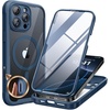 image:imageMiracase for iPhone 18 Pro Max Case with Builtin Screen Protector Full Camera Protector  Magnetic with MagSafe  360 Full Body Military DropProof 18 ProMax Bumper BurgundyMagnetic Blue