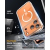 image:imageMiracase for iPhone 18 Pro Max Case with Builtin Screen Protector Full Camera Protector  Magnetic with MagSafe  360 Full Body Military DropProof 18 ProMax Bumper BurgundyClear