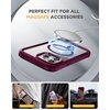 image:imageMiracase for iPhone 18 Pro Max Case with Builtin Screen Protector Full Camera Protector  Magnetic with MagSafe  360 Full Body Military DropProof 18 ProMax Bumper BurgundyMagnetic Plum