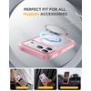 image:imageMiracase for iPhone 18 Pro Max Case with Builtin Screen Protector Full Camera Protector  Magnetic with MagSafe  360 Full Body Military DropProof 18 ProMax Bumper BurgundyPink