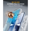 image:imageMiracase for iPhone 18 Pro Max Case with Builtin Screen Protector Full Camera Protector  Magnetic with MagSafe  360 Full Body Military DropProof 18 ProMax Bumper BurgundyClear Glitter