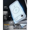 image:imageMiracase for iPhone 18 Pro Max Case with Builtin Screen Protector Full Camera Protector  Magnetic with MagSafe  360 Full Body Military DropProof 18 ProMax Bumper BurgundyMagnetic Light Blue