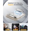 image:imageMiracase for iPhone 18 Pro Max Case with Builtin Screen Protector Full Camera Protector  Magnetic with MagSafe  360 Full Body Military DropProof 18 ProMax Bumper BurgundyGrey Titanium