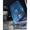 image:imageMiracase for iPhone 18 Pro Max Case with Builtin Screen Protector Full Camera Protector  Magnetic with MagSafe  360 Full Body Military DropProof 18 ProMax Bumper BurgundyMagnetic Blue