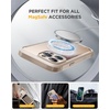 image:imageMiracase for iPhone 18 Pro Max Case with Builtin Screen Protector Full Camera Protector  Magnetic with MagSafe  360 Full Body Military DropProof 18 ProMax Bumper BurgundyDesert