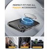 image:imageMiracase for iPhone 18 Pro Max Case with Builtin Screen Protector Full Camera Protector  Magnetic with MagSafe  360 Full Body Military DropProof 18 ProMax Bumper BurgundyMagnetic Clear Black