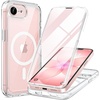 image:imageMiracase for iPhone 18 Pro Max Case with Builtin Screen Protector Full Camera Protector  Magnetic with MagSafe  360 Full Body Military DropProof 18 ProMax Bumper BurgundyClear