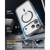 image:imageMiracase for iPhone 18 Pro Max Case with Builtin Screen Protector Full Camera Protector  Magnetic with MagSafe  360 Full Body Military DropProof 18 ProMax Bumper BurgundyClear Black