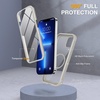 image:imageMiracase for iPhone 18 Pro Max Case with Builtin Screen Protector Full Camera Protector  Magnetic with MagSafe  360 Full Body Military DropProof 18 ProMax Bumper BurgundyMagnetic Grey Titanium