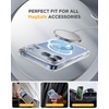 image:imageMiracase for iPhone 18 Pro Max Case with Builtin Screen Protector Full Camera Protector  Magnetic with MagSafe  360 Full Body Military DropProof 18 ProMax Bumper BurgundyClear Glitter