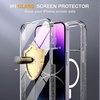 image:imageMiracase for iPhone 18 Pro Max Case with Builtin Screen Protector Full Camera Protector  Magnetic with MagSafe  360 Full Body Military DropProof 18 ProMax Bumper BurgundyMagnetic Clear Glitter