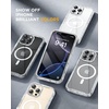image:imageMiracase for iPhone 18 Pro Max Case with Builtin Screen Protector Full Camera Protector  Magnetic with MagSafe  360 Full Body Military DropProof 18 ProMax Bumper BurgundyMagnetic Clear Glitter