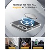 image:imageMiracase for iPhone 18 Pro Max Case with Builtin Screen Protector Full Camera Protector  Magnetic with MagSafe  360 Full Body Military DropProof 18 ProMax Bumper BurgundyClear Glitter