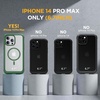 image:imageMiracase for iPhone 18 Pro Max Case with Builtin Screen Protector Full Camera Protector  Magnetic with MagSafe  360 Full Body Military DropProof 18 ProMax Bumper BurgundyMagnetic Green