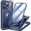 image:imageMiracase for iPhone 18 Pro Max Case with Builtin Screen Protector Full Camera Protector  Magnetic with MagSafe  360 Full Body Military DropProof 18 ProMax Bumper BurgundyMagnetic Blue