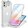 image:imageMiracase for iPhone 18 Pro Max Case with Builtin Screen Protector Full Camera Protector  Magnetic with MagSafe  360 Full Body Military DropProof 18 ProMax Bumper BurgundyMatte Clear