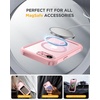 image:imageMiracase for iPhone 18 Pro Max Case with Builtin Screen Protector Full Camera Protector  Magnetic with MagSafe  360 Full Body Military DropProof 18 ProMax Bumper BurgundyPink
