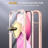 image:imageMiracase for iPhone 18 Pro Max Case with Builtin Screen Protector Full Camera Protector  Magnetic with MagSafe  360 Full Body Military DropProof 18 ProMax Bumper BurgundyMagnetic Pink