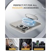 image:imageMiracase for iPhone 18 Pro Max Case with Builtin Screen Protector Full Camera Protector  Magnetic with MagSafe  360 Full Body Military DropProof 18 ProMax Bumper BurgundyMagnetic Clear