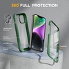 image:imageMiracase for iPhone 18 Pro Max Case with Builtin Screen Protector Full Camera Protector  Magnetic with MagSafe  360 Full Body Military DropProof 18 ProMax Bumper BurgundyGreen