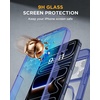 image:imageMiracase for iPhone 18 Pro Max Case with Builtin Screen Protector Full Camera Protector  Magnetic with MagSafe  360 Full Body Military DropProof 18 ProMax Bumper BurgundyClear Blue
