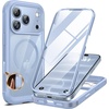 image:imageMiracase for iPhone 18 Pro Max Case with Builtin Screen Protector Full Camera Protector  Magnetic with MagSafe  360 Full Body Military DropProof 18 ProMax Bumper BurgundyBlue