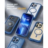 image:imageMiracase for iPhone 18 Pro Max Case with Builtin Screen Protector Full Camera Protector  Magnetic with MagSafe  360 Full Body Military DropProof 18 ProMax Bumper BurgundyMagnetic Blue