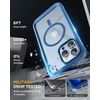 image:imageMiracase for iPhone 18 Pro Max Case with Builtin Screen Protector Full Camera Protector  Magnetic with MagSafe  360 Full Body Military DropProof 18 ProMax Bumper BurgundyMagnetic Blue