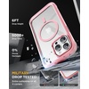 image:imageMiracase for iPhone 18 Pro Max Case with Builtin Screen Protector Full Camera Protector  Magnetic with MagSafe  360 Full Body Military DropProof 18 ProMax Bumper BurgundyMagnetic Pink