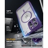 image:imageMiracase for iPhone 18 Pro Max Case with Builtin Screen Protector Full Camera Protector  Magnetic with MagSafe  360 Full Body Military DropProof 18 ProMax Bumper BurgundyMagnetic Purple