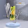 image:imageMiracase for iPhone 18 Pro Max Case with Builtin Screen Protector Full Camera Protector  Magnetic with MagSafe  360 Full Body Military DropProof 18 ProMax Bumper BurgundyMagnetic Clear
