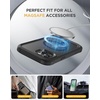 image:imageMiracase for iPhone 18 Pro Max Case with Builtin Screen Protector Full Camera Protector  Magnetic with MagSafe  360 Full Body Military DropProof 18 ProMax Bumper BurgundyMatte Black